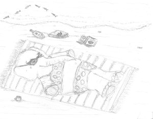 August With Elephant