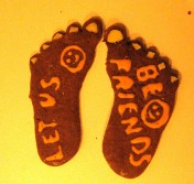 Gingerbread Feet